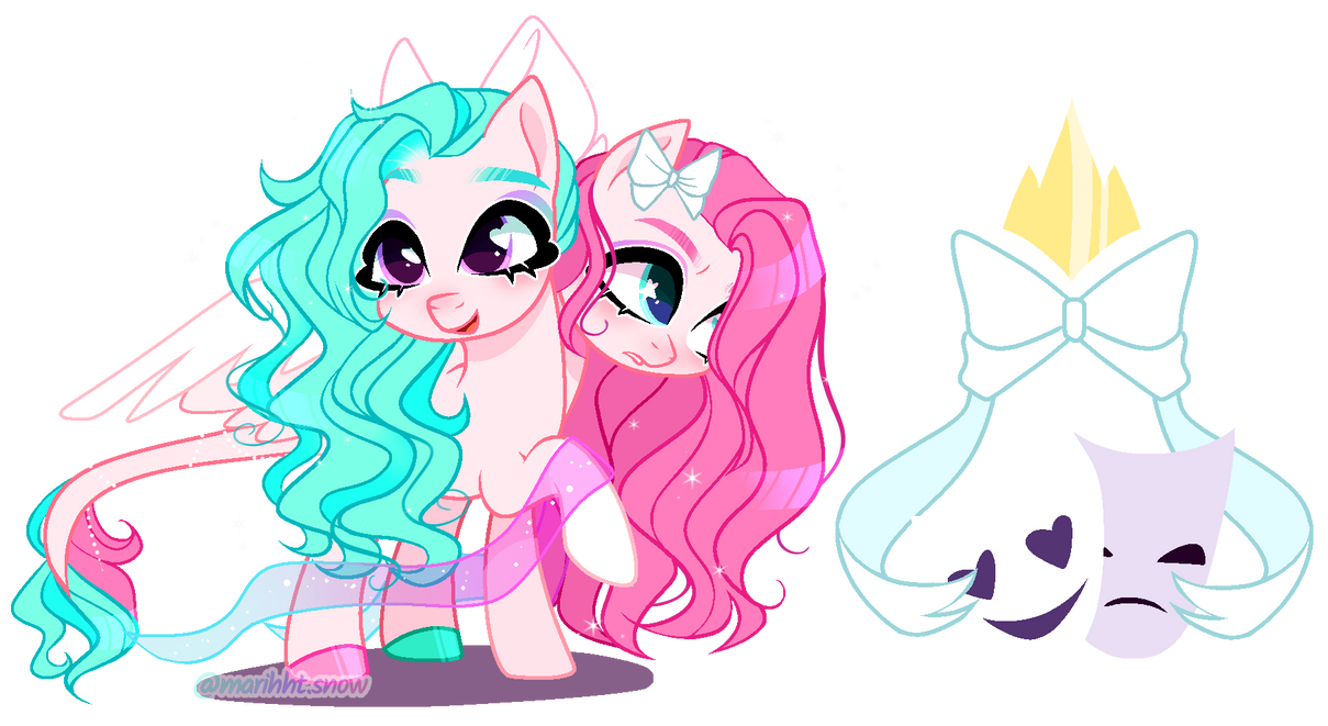 MLP Oc Adoptable ~ Two headed pony by Marihht on DeviantArt