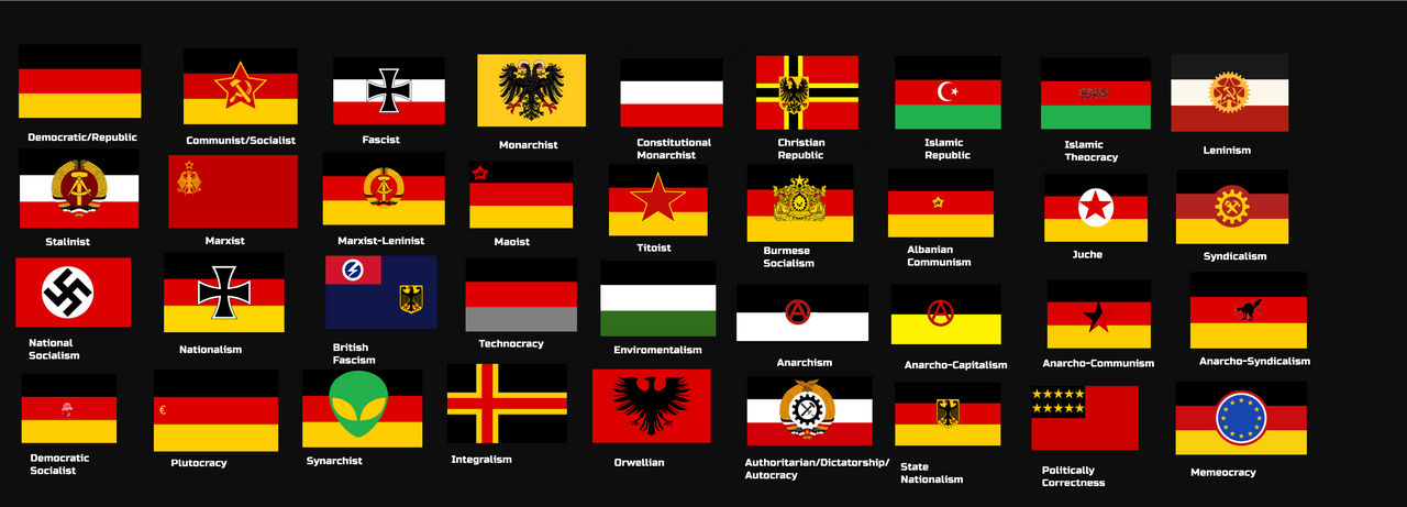 German Commander Flags Ideology Flags Germany by Mateikata29 on DeviantArt