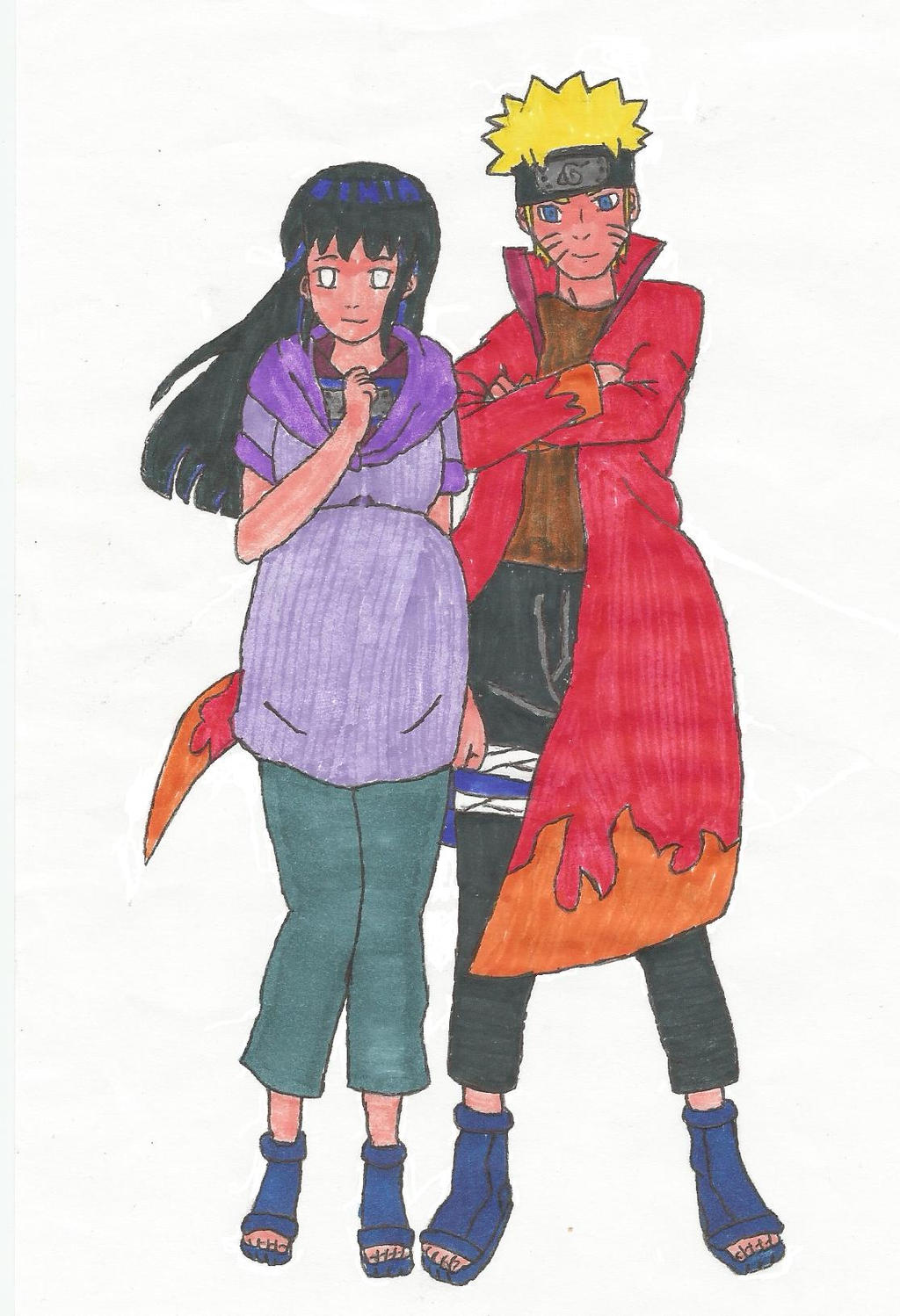 Naruto and Hinata Uzumaki