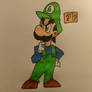 Luigi thinking