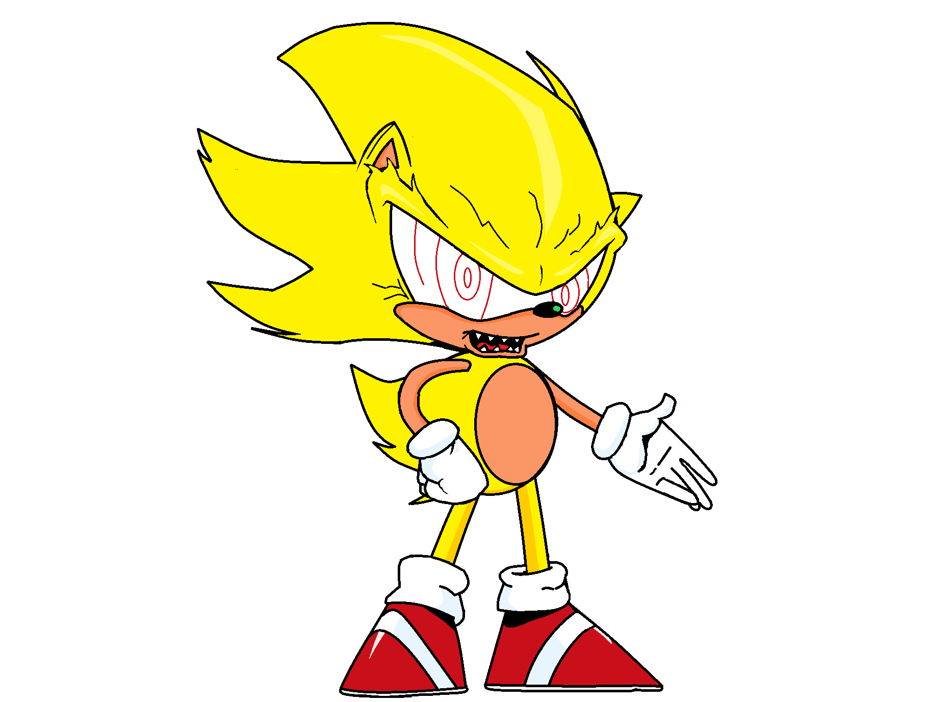 sonic fleetway by Alyrian-1 on DeviantArt