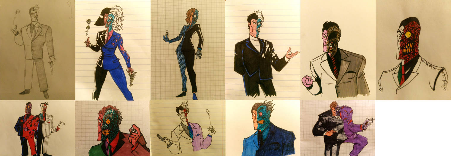 Two-Face Collection part 3 by JulianIvoRobotnik on DeviantArt