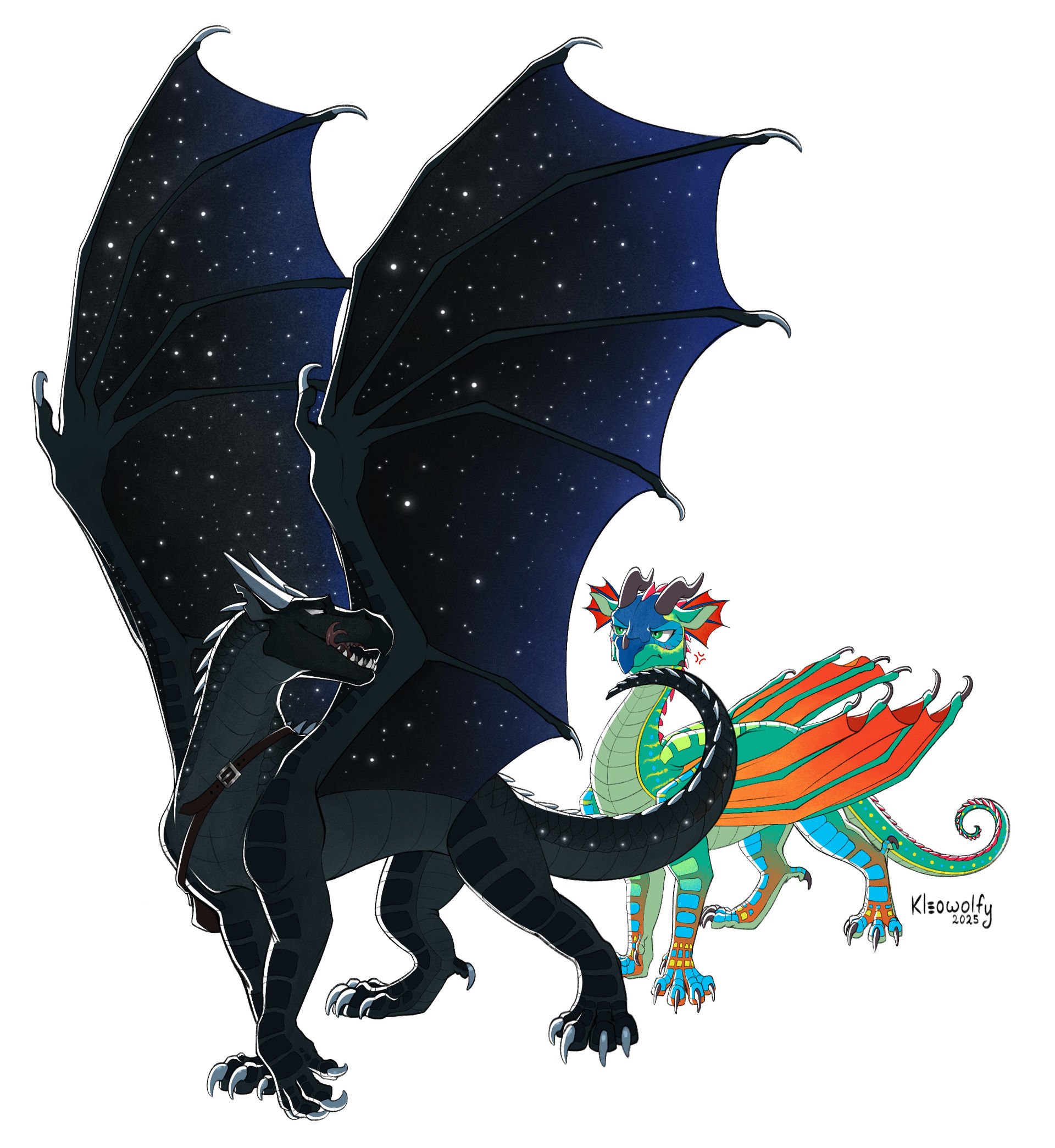 Deathbringer and Glory! by kleowolfy on DeviantArt