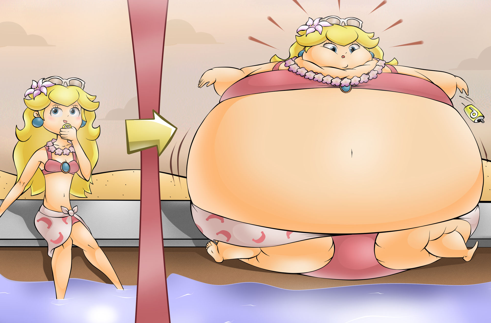 princess peach body inflation｜Pesquisa do TikTok