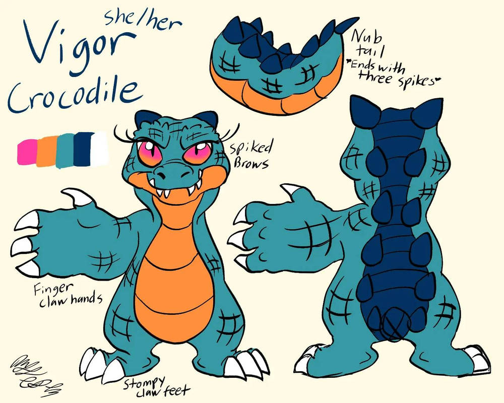 Vigor Drawing Example Vigor Ref Sheet by Cookiedough-Gecko on DeviantArt