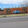 Car Mural from Across the Steet