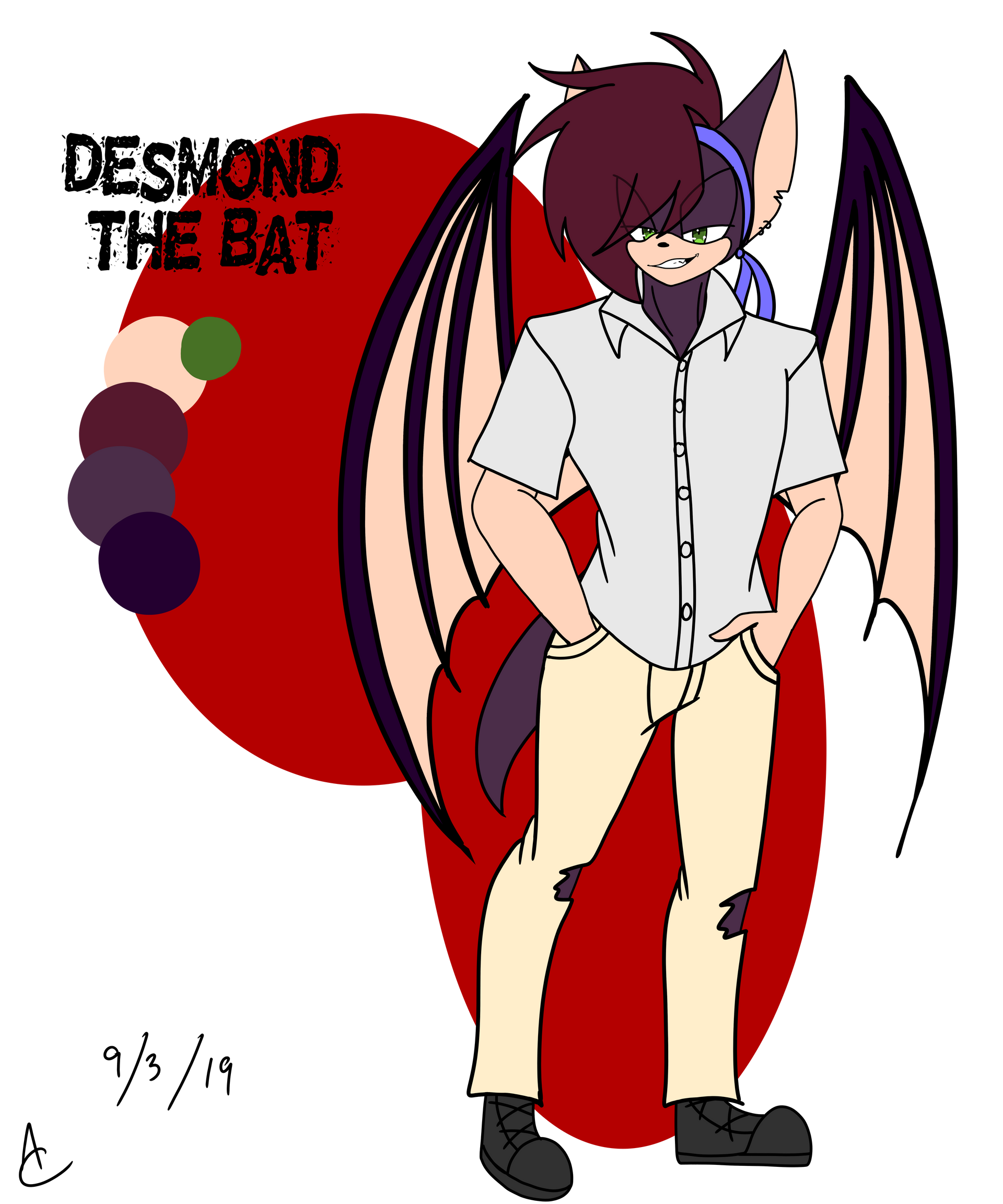 Desmond the Bat by DandyDani on DeviantArt
