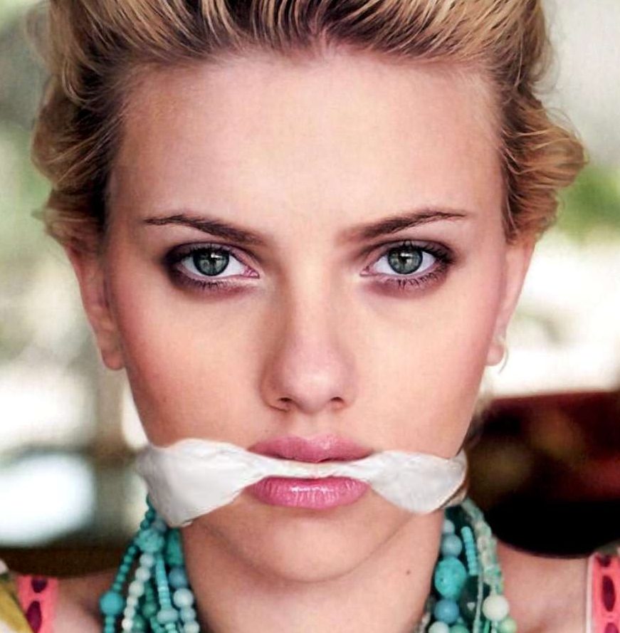 Scarlett Johansson Cleave Gagged