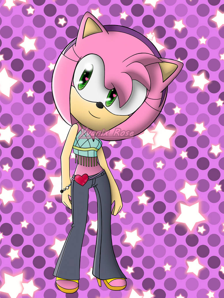 702 Amy Rhamula Amy Rose Casual 2000's by YvanixRose on DeviantArt