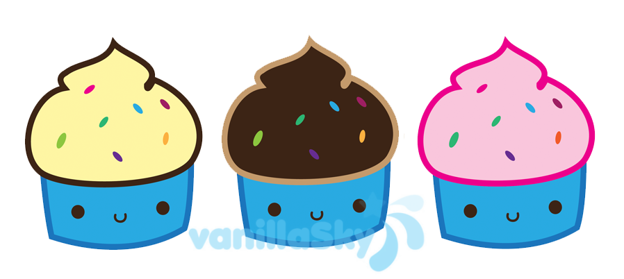 Kawaii cupcakes n.n