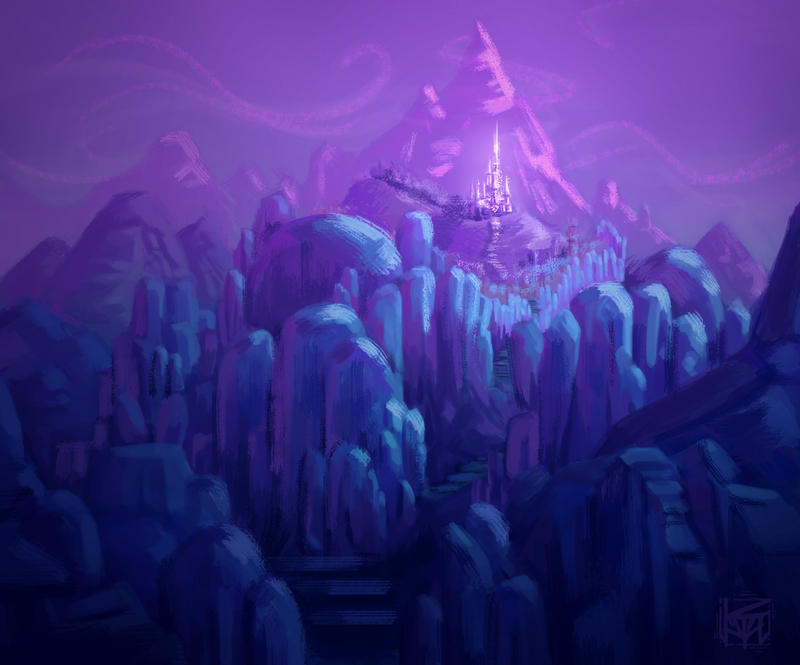 Ice Kingdom speed painting (revisited)