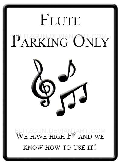 Flute Parking Only