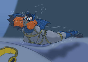 Batgirl Underwater