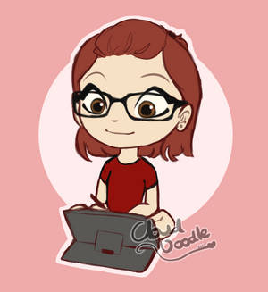 Chibi Artist by CloudDoodle Chibi Artist by CloudDoodle