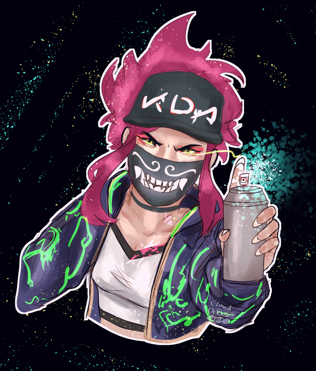 Akali by CloudDoodle