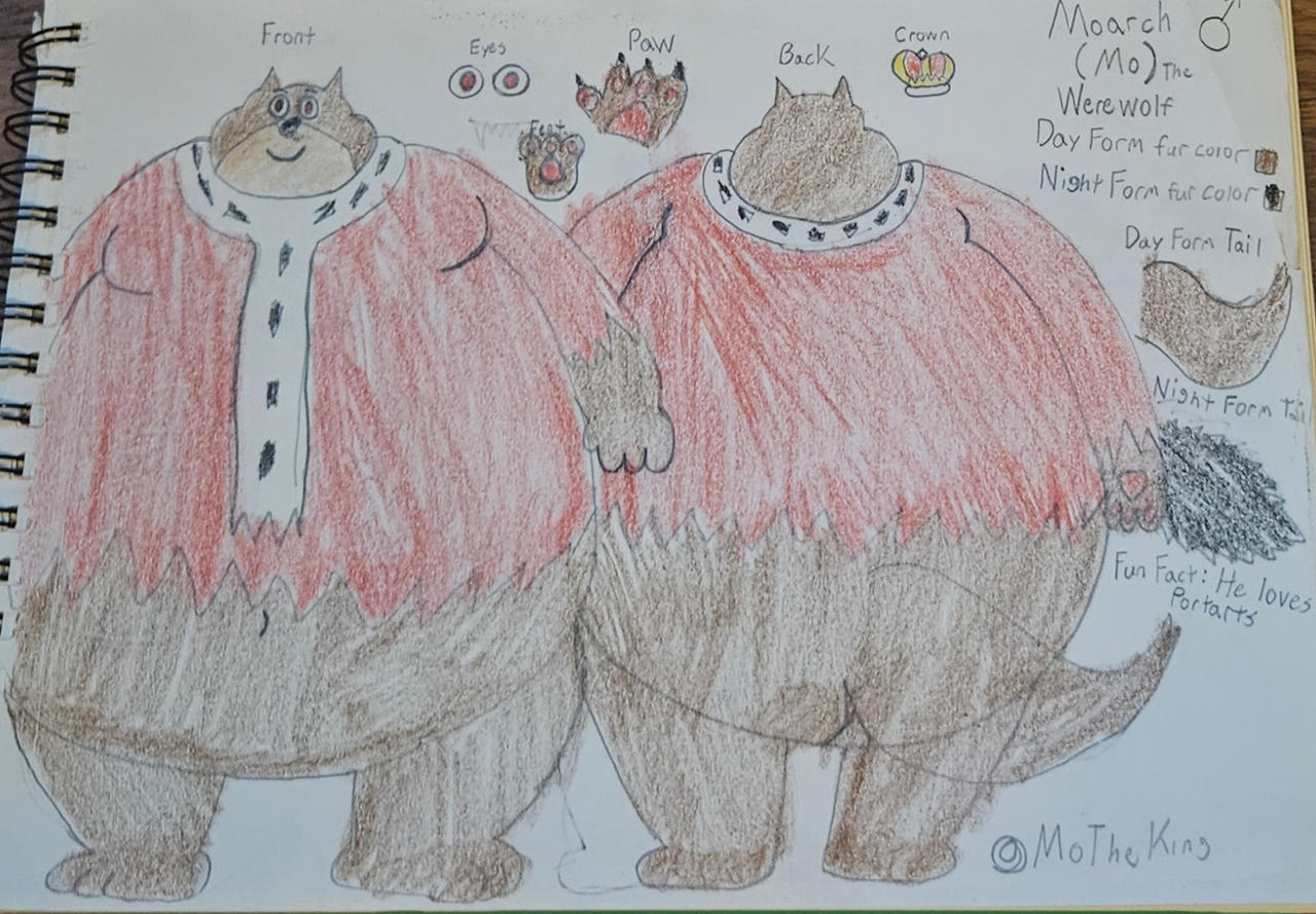 Mo The Werewolf ref sheet by MoTheKing on DeviantArt