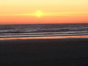 Sunset at Ocean Shores WA