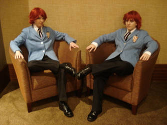 Ouran Host Twins by TheCandyNinja
