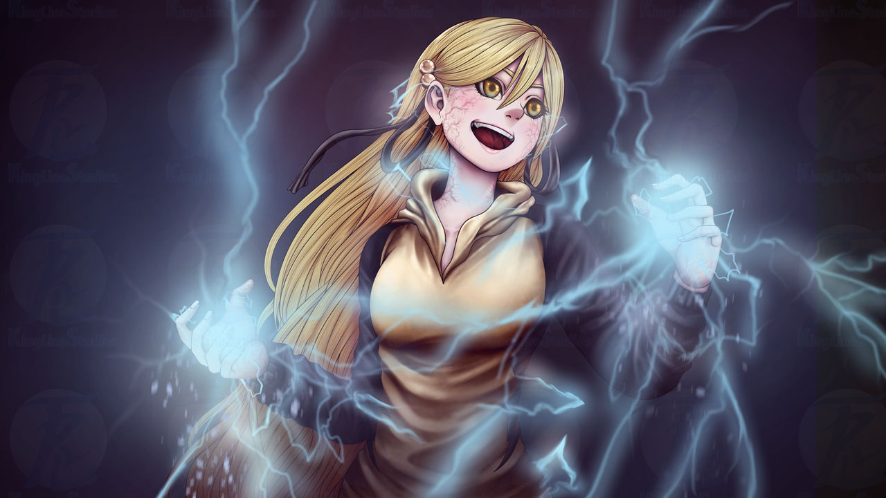 ELECTRIC POWER GIRL -(COMMISSION) by kinglinestudios on DeviantArt