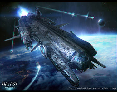 Galaxy Saga_Space ship Tlaloc_reg