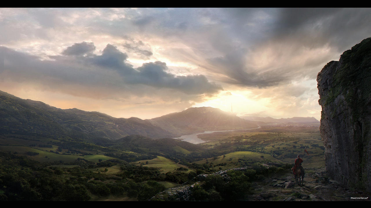 Mountainscape by moonworker1