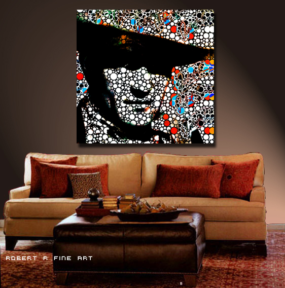 John Wayne Abstract Paintings Art Modern PRINTS