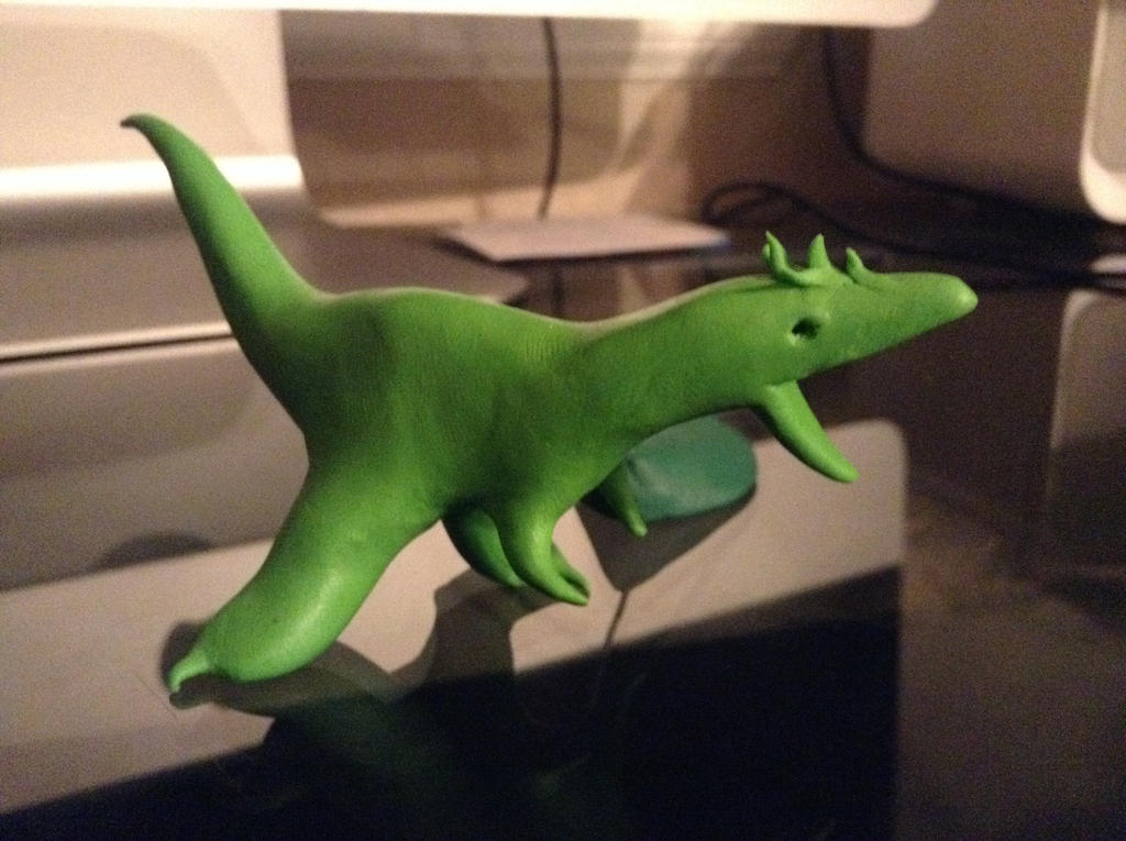 Clay Velociraptor by johnnysaurus on DeviantArt
