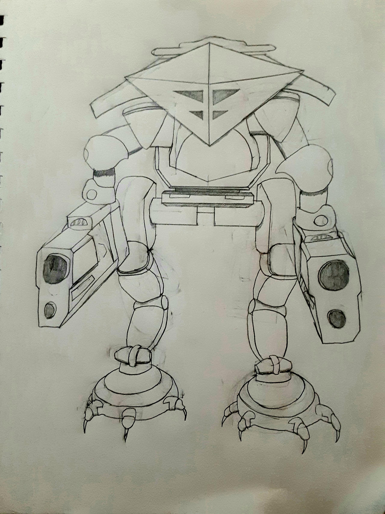 Mech drawing by lichking6 on DeviantArt