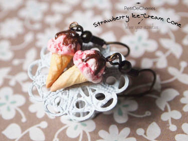 Strawberry Ice-Cream cone