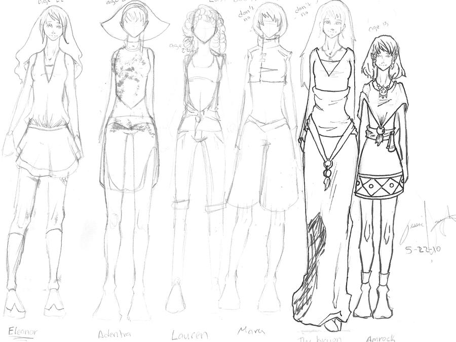 Female Character Design Modren Female Characters Design by jvldesigns on DeviantArt