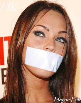 Gagged megan fox