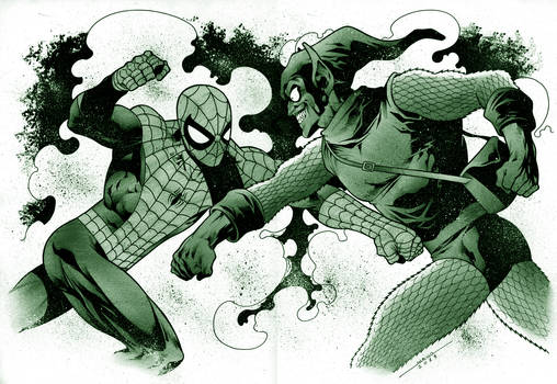 Spider Man X Green Goblin