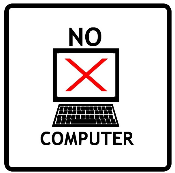 No computer sign by th3w01f on DeviantArt