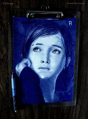 Ellie from The Last of Us Drawing by rdrawings25