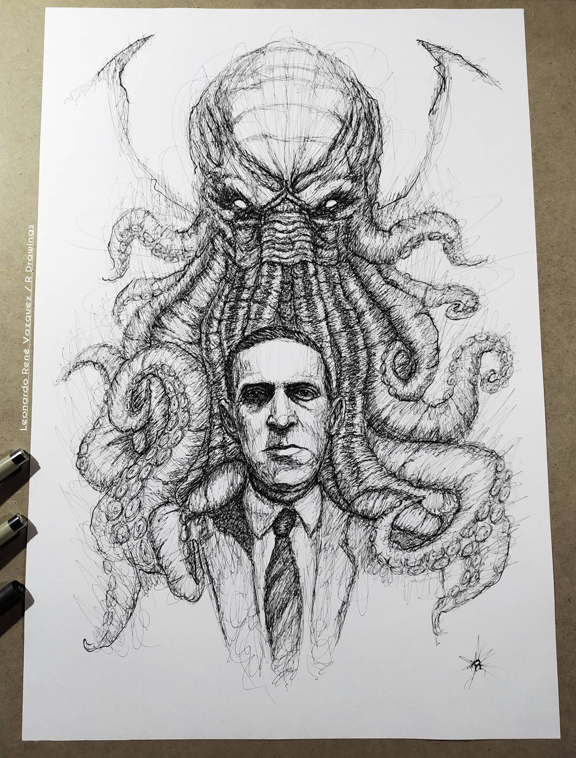 Call of Cthulhu H.P. Lovecraft. Scribble by rdrawings25 on DeviantArt
