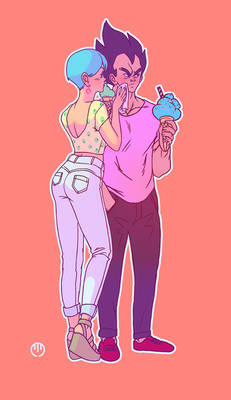 Icecream- Vegeta Bulma