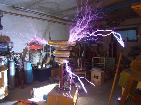 Tesla coil 2 MOT