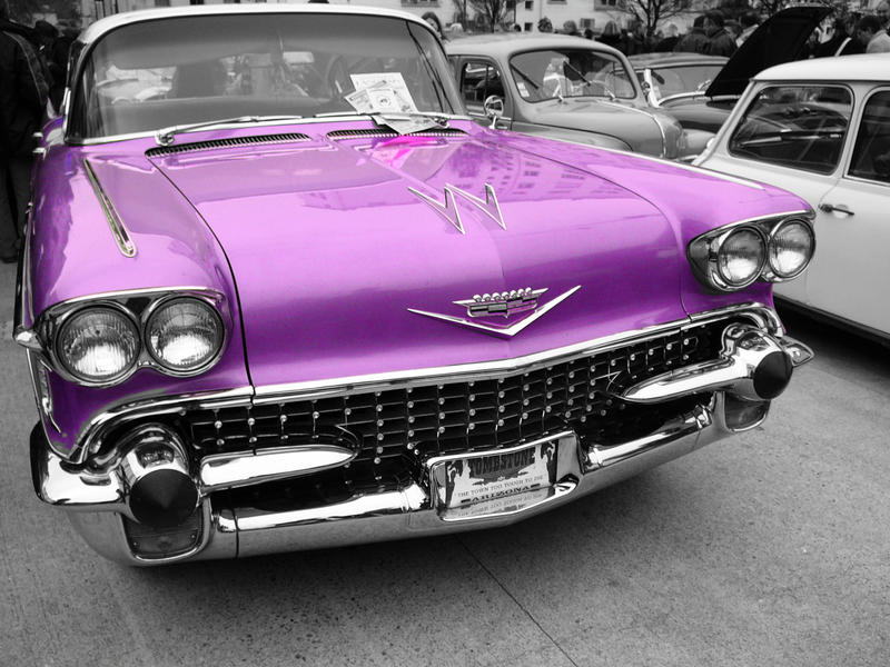 I think that pink Cadillac will look great in your driveway. 