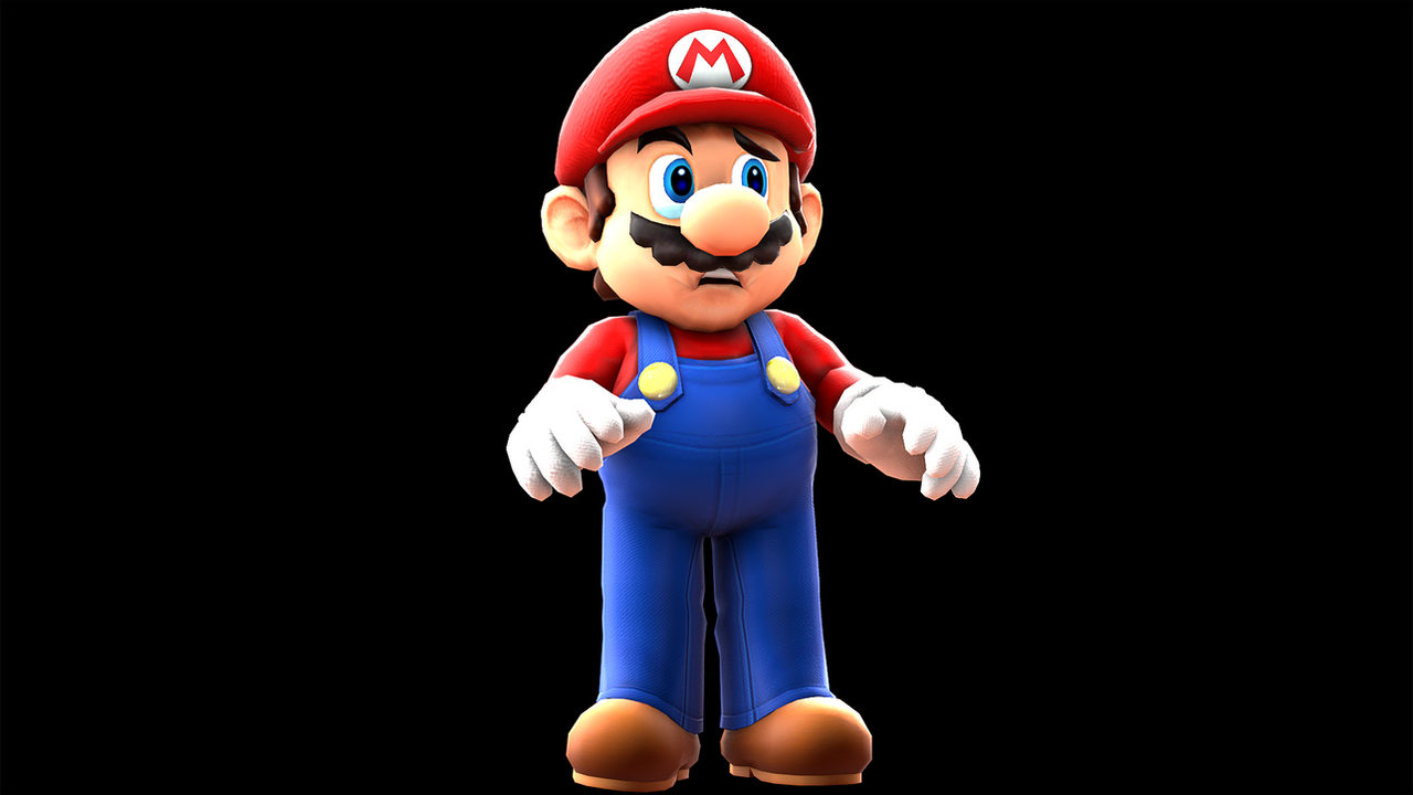 Mario Back Render Mario Render 3 by KBACEP on DeviantArt