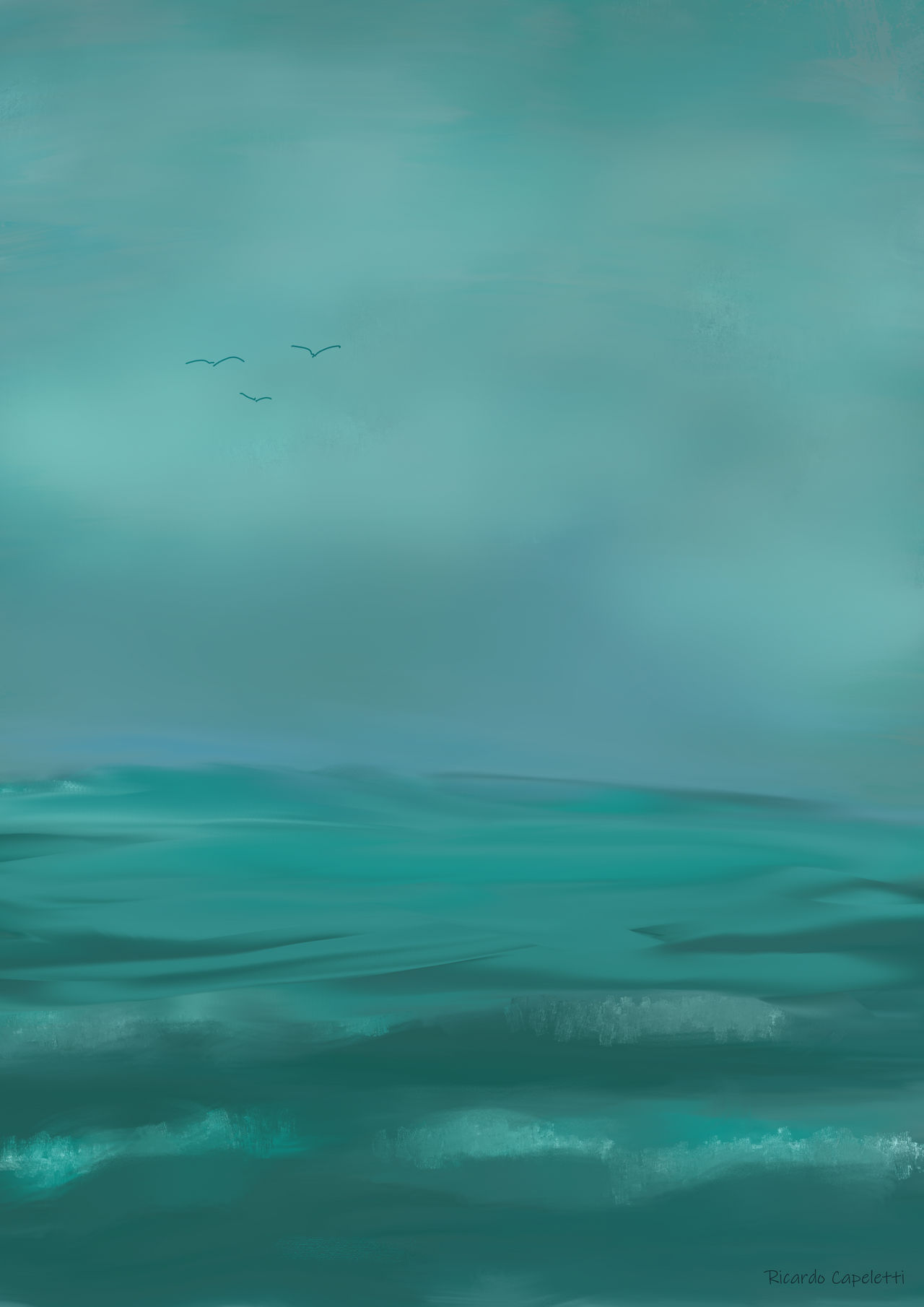 Deviantart Ocean Background ocean by RicardoCapeletti on DeviantArt