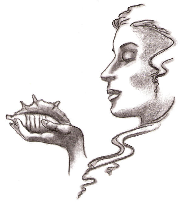 Shell Person Drawing shell by graphiknott on DeviantArt