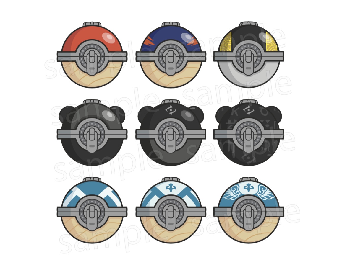 Pokemon Legends Arceus Pokeballs by BananaHann on DeviantArt