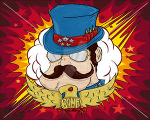 General Tophat Curly-stache