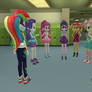 Twilight with classmates 3D version