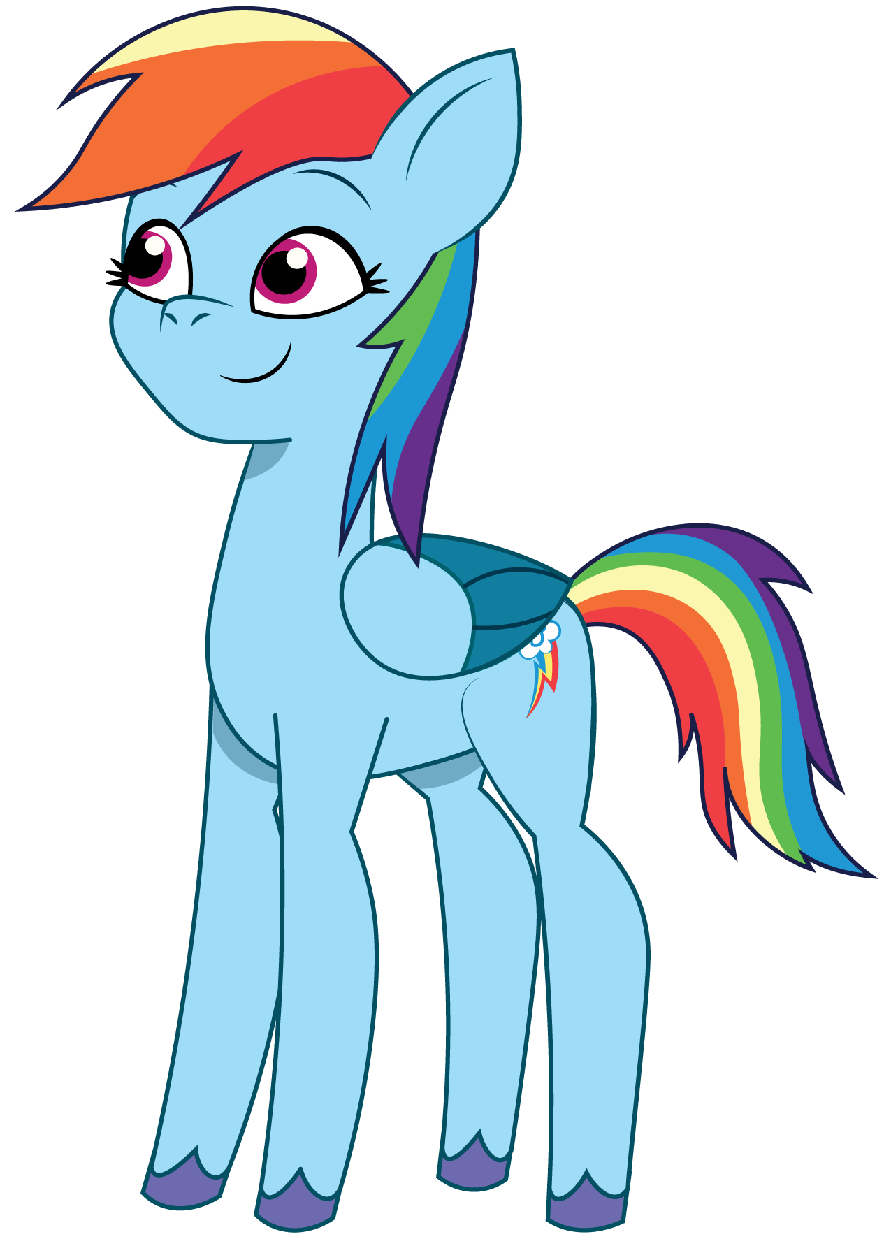 MLP G5 Rainbow Dash Idle by rupahrusyaidi on DeviantArt