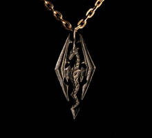 Skyrim dragon pendant