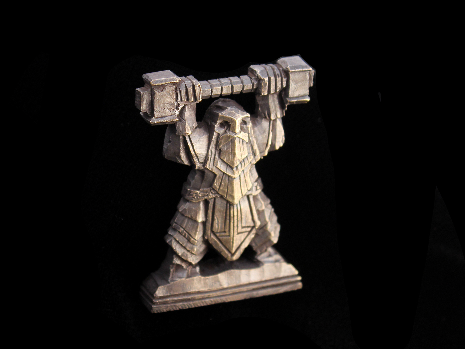 Dwarven statue miniature