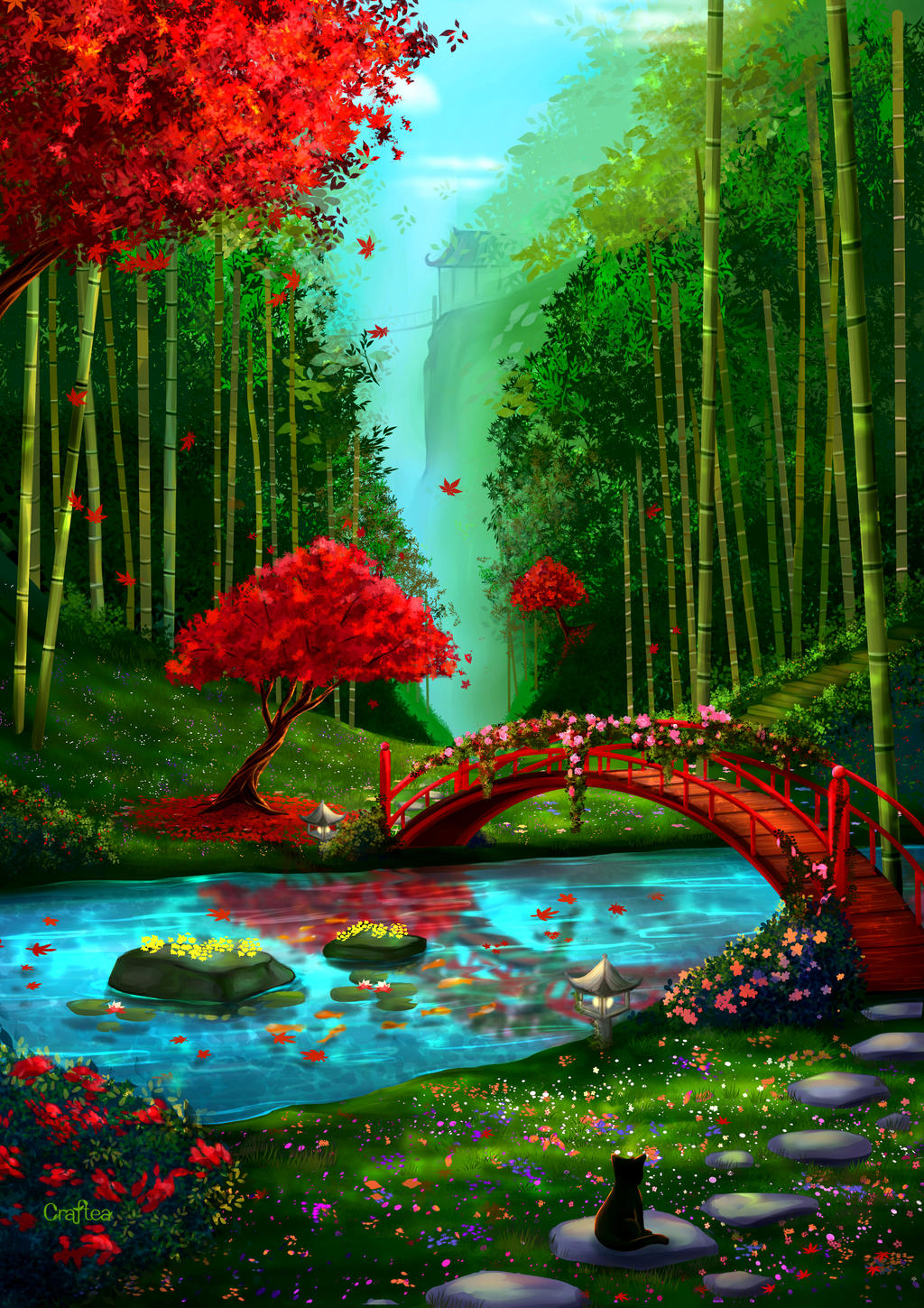 Bamboo Grove by Craftea on DeviantArt