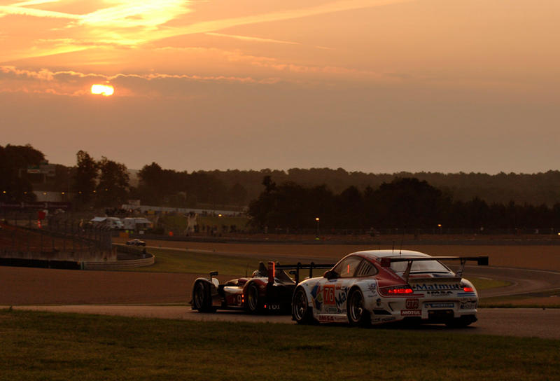 Sunrise at Le Mans 24h 2010