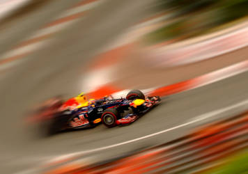 Mark Webber wins Monaco GP 2012 by DaveAyerstDavies